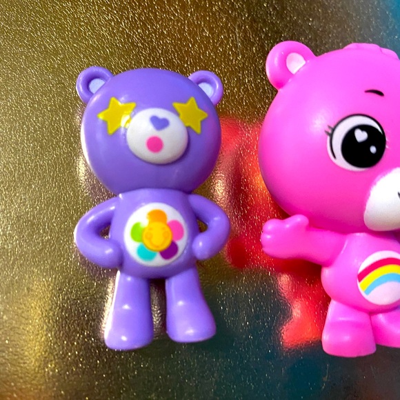 CARE BEARS BUNDLE SURPRISE CARE BEARS CUB 2.25” & 2017 HARMONY CARE BEAR 1.75” - Picture 3 of 11
